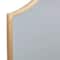 31'' Gold Traditional Metal Trifold Wall Mirror